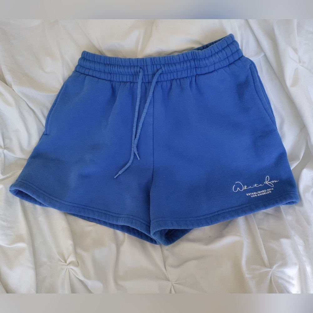 White Fox Sweat Shorts